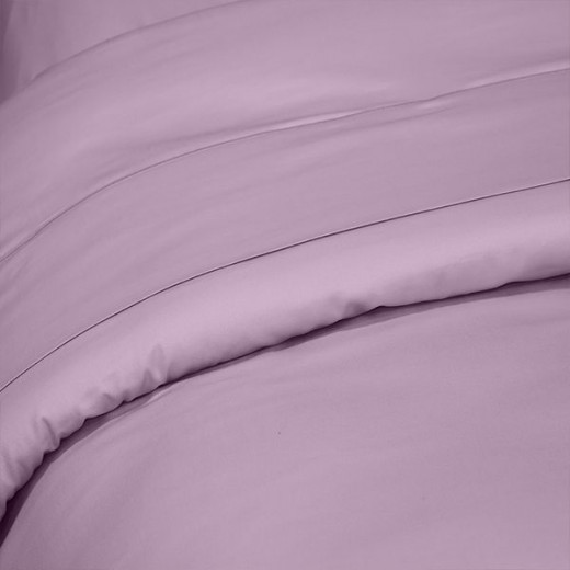 Fieldcrest plain duvet cover, cotton, plum color, king size