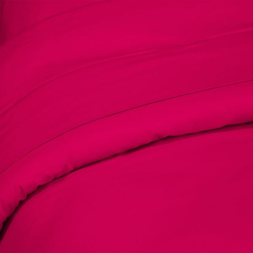 Fieldcrest plain duvet cover, cotton, fuchsia color, queen size