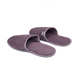 Cannon bath slippers, amethyst color