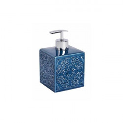 Wenko "Cordoba" liquid soap dispenser. Pottery, dark blue