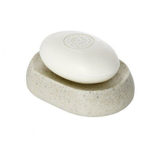 Wenko "Puro" soap dish, plastic polyresin, beige