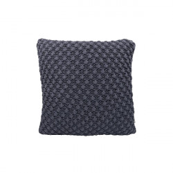 Nova Home PopPop Hand Knitted Cushion Cover, Navy Blue Color