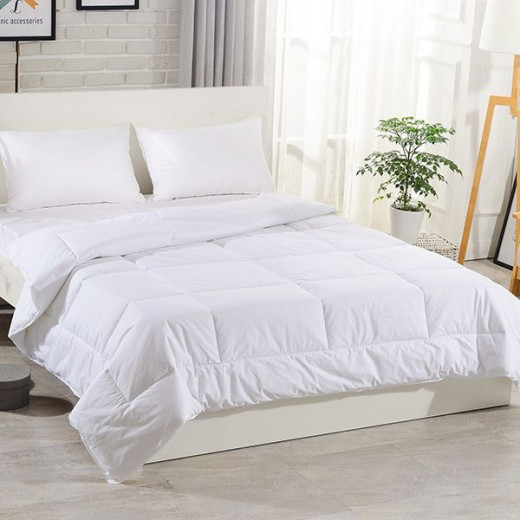 Nova Home Tencel Summer Comforter, Cotton Cover, White Color, Super King Size