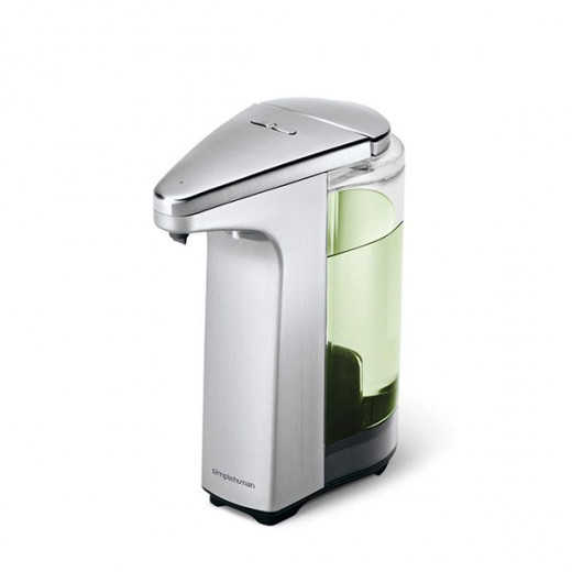 Simplehuman compact liquid soap sensor pump ,nickel, 230 ml