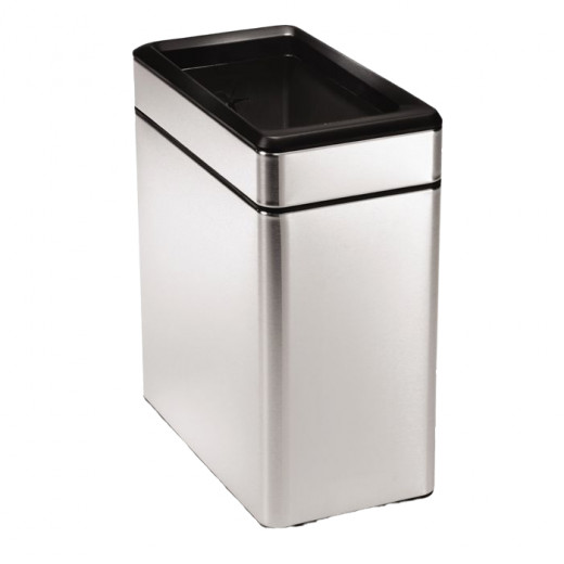 Simplehuman stainless steel trash bin, brushed, 10 liter