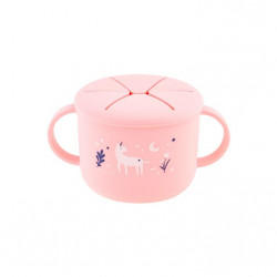 Stephen Joseph Silicone Snack Cup, Unicorn Design