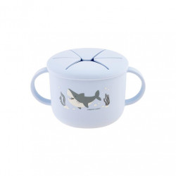 Stephen Joseph Silicone Snack Cup, Shark Design