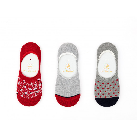 Madame Coco Garland İnvisibles Women's Ballet Socks, 3 Packs