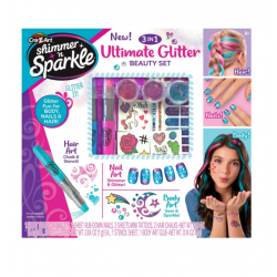 Car-Z-Art Shimmer N Sparkle New Ultimate Glitter Beauty Set