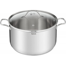 Tefal Stainless Steel Intuition Cookware, 32 Cm + Lid