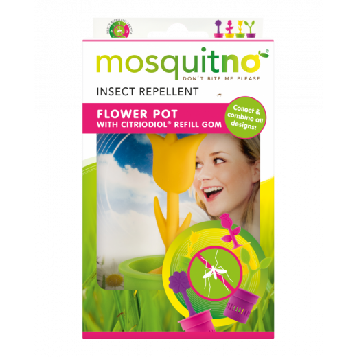 Mosquitno Insect Repellent Flowerpot, Assorted