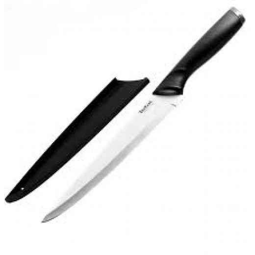 Tefal Comfort Touch-slicing Knife With Cover, 20 Cm