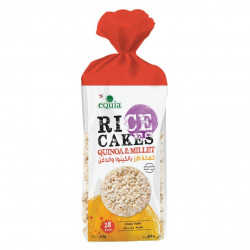 eQuia Quinoa & Millet Rice Cakes, 18 Pieces