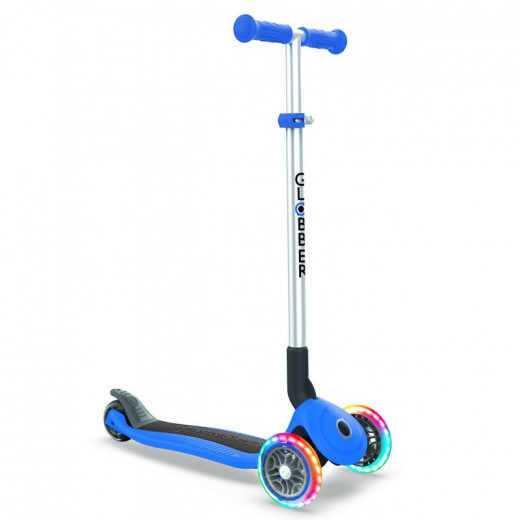 Globber Foldable Lights Scooter, Blue Color