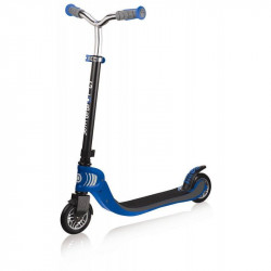 Globber Flow 125 Foldable Scooter, Black and Blue Color