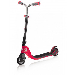 Globber Flow 125 Foldable Scooter, Black and Red Color