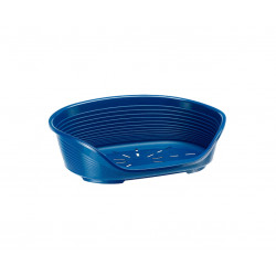 Ferplast Siesta Deluxe Dog Plastic Bed, 82 x 59.5 x 25 Cm, Blue Color