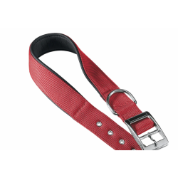 Daytona Nylon Dog Collar, Red Color, C30ml/55cm