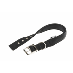 Daytona Nylon Dog Collar, Black Color, C30ml/55cm