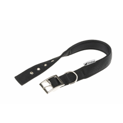 Daytona Nylon Dog Collar, Black Color, C30ml/55cm