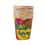 Disposable Paper Cups, Birthday Design