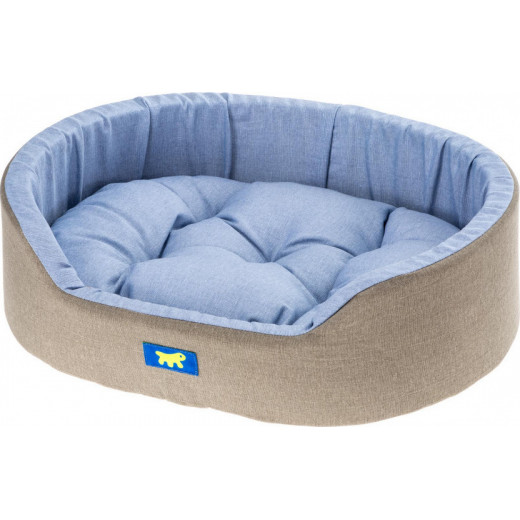 سرير قطني للكلاب والقطط، داندي 55 سي، اللون ازرق من فيربلاست
