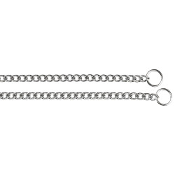 Ferplast Chrome Choke Chain For Dogs CS1570, Size 42 Cm