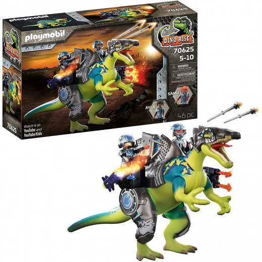 Playmobil Dino Rise Spinosaurus,Double Defense Power