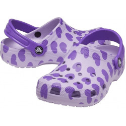 Crocs Classic Easy Icon For Girls, Purple Color, Size 28-29