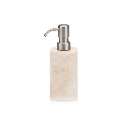 Kela Liquid Soap Dispenser, Marble Design, Beige Color, 175 ml