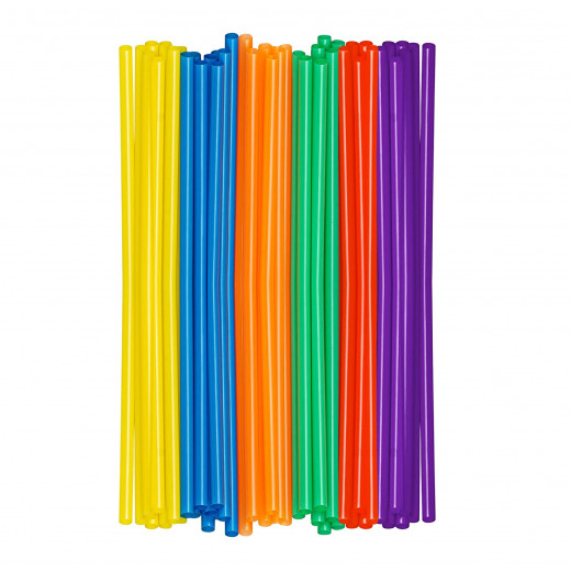 Disposables Plastic Drinking Straw, Assortment Color
