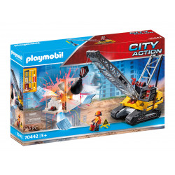 Playmobil  City Action Excavator with Building Section