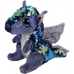 Ty Flippable Dragon Kate Gray/blue