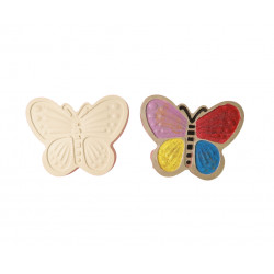 Little Hands Gypsum Butterfly Coloring Art, (M) Size