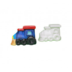 Little Hands Gypsum  Train Coloring Art, (S) Size