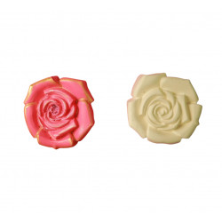 Little Hands Gypsum  Rose Coloring Art, (S) Size