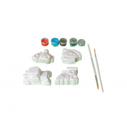 Little Hands gypsum  Coloring Kit, Transportation