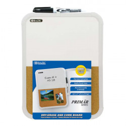 Bazic Dry Erase Cork Combo Board Marker, 21.5 x 27.9 Cm