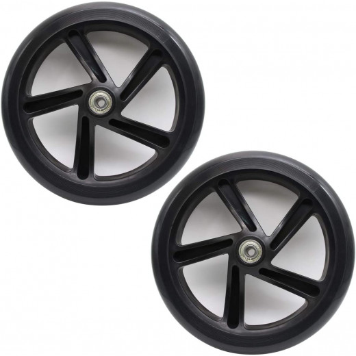 Puente Metal Kick Scooter Wheels, Black Color