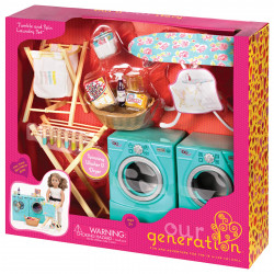 Our Generation Tumble and Spin Laundry Accessory Set