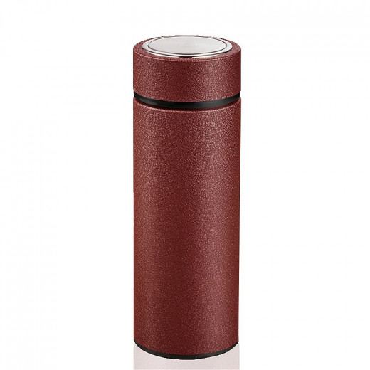 Portable Insulated Thermos, Brown Color, 500 Ml