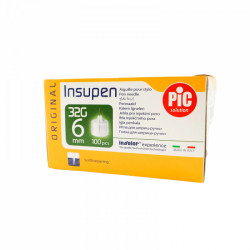 Pic Solution Needles Insupen Original, 32 Gram,100 Pieces