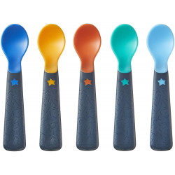 Tommee Tippee Feeding Spoons, 5 Pieces