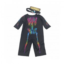 Halloween, Skeleton Design, Rainbow Color, 5, 6 Years