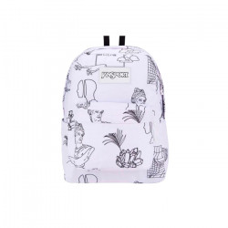 JanSport Superbreak Plus Backpack, White Color