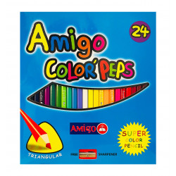 Amigo Super Color Peps, 24 Pencils