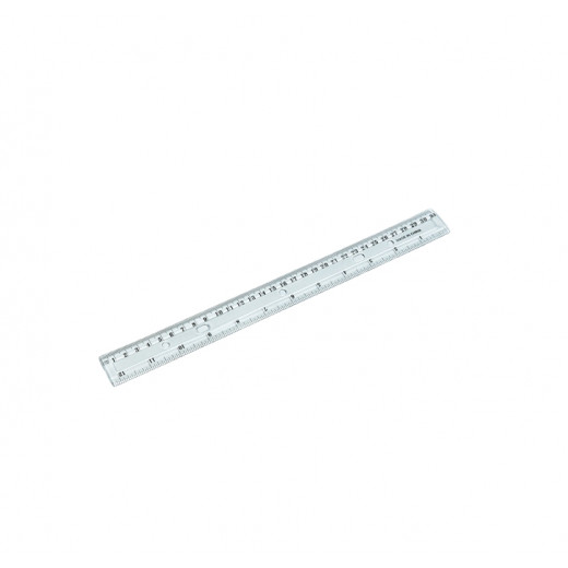 Plastic Transparent Ruler, 30 Cm