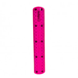 Amigo Flexible Ruler, Pink Color, 20 Cm