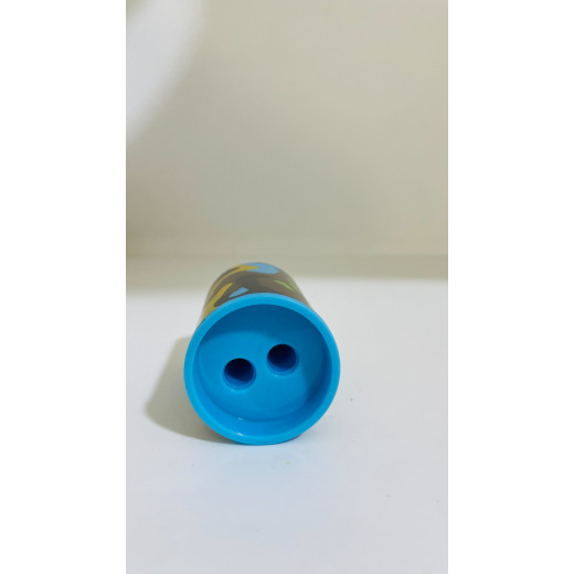 Double Sharpener, Army Design, Blue Color, 6 Cm