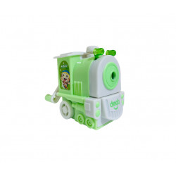 Dingb Pencils Sharpener, Train Design, Green Color